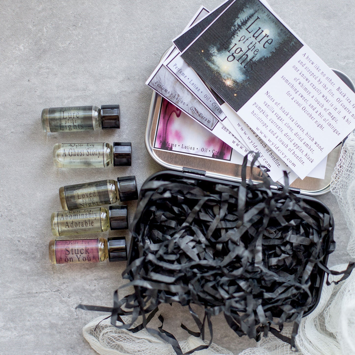 Halloween Love "The Sweet" Collection Perfume OIL Sampler Gift Set