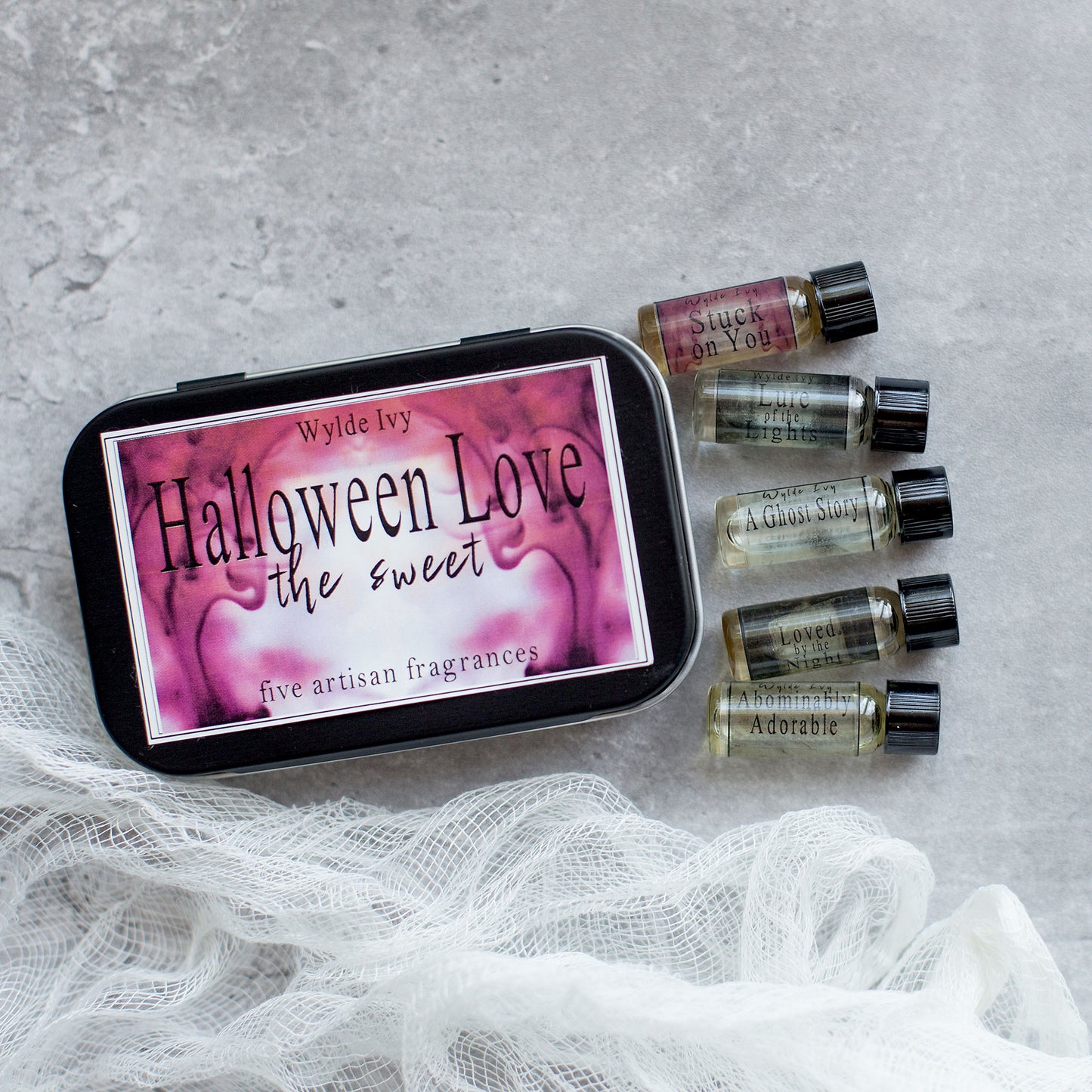 Halloween Love "The Sweet" Collection Perfume OIL Sampler Gift Set