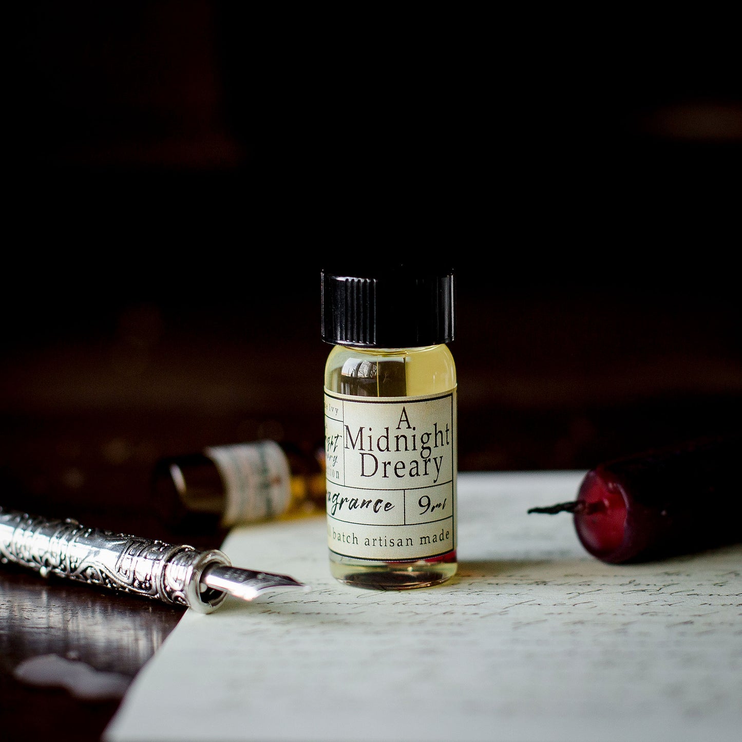 A Midnight Dreary Perfume Oil Poison Bottles