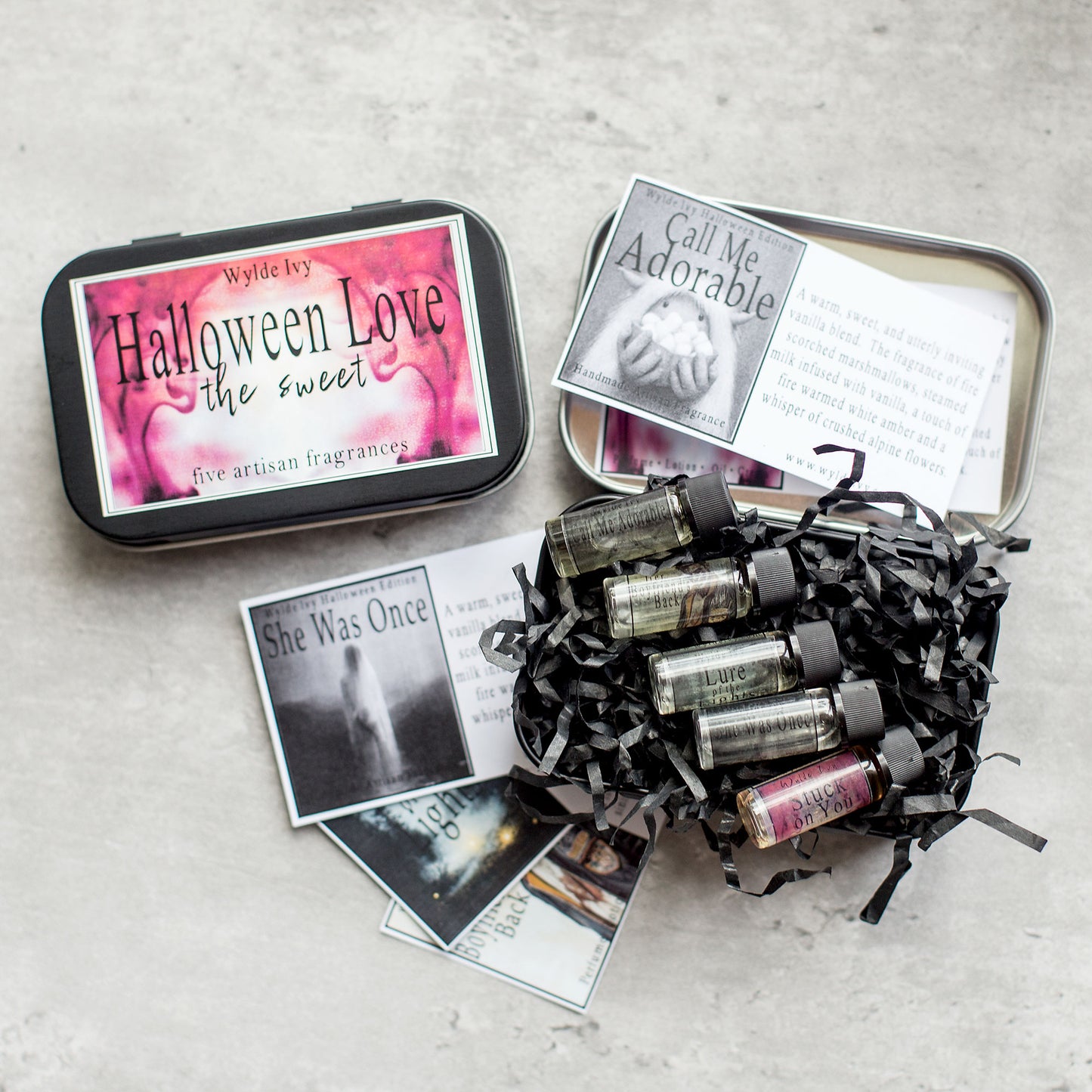 Full Halloween Love Collection Perfume OIL Sampler Gift Set