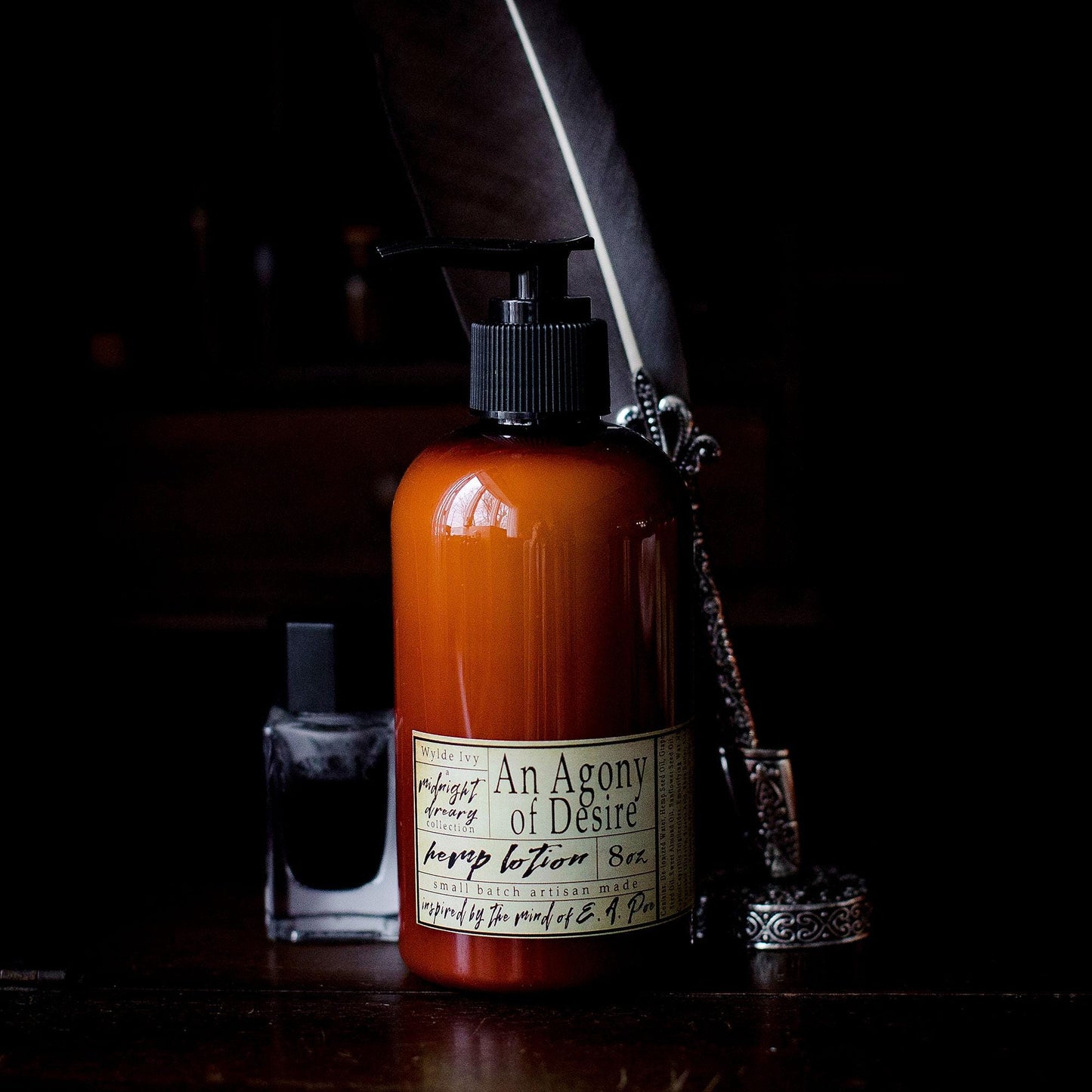 A Midnight Dreary Hemp and Green Tea Lotion