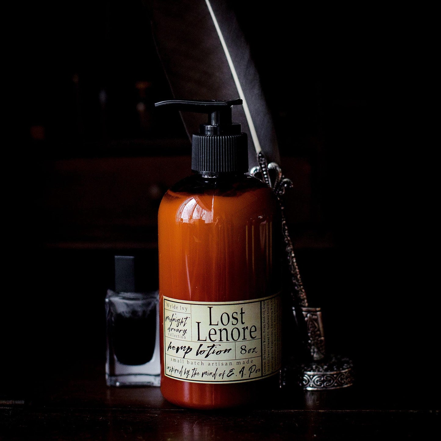 A Midnight Dreary Hemp and Green Tea Lotion