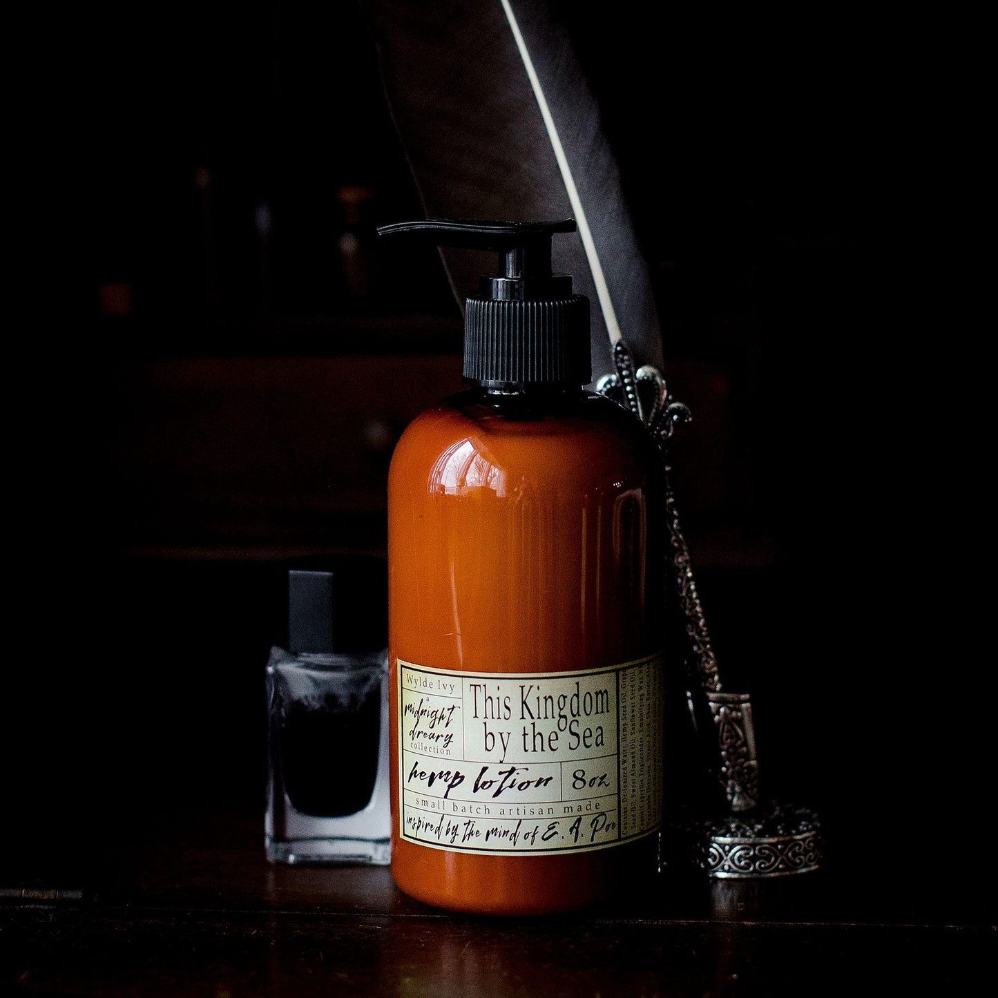 A Midnight Dreary Hemp and Green Tea Lotion