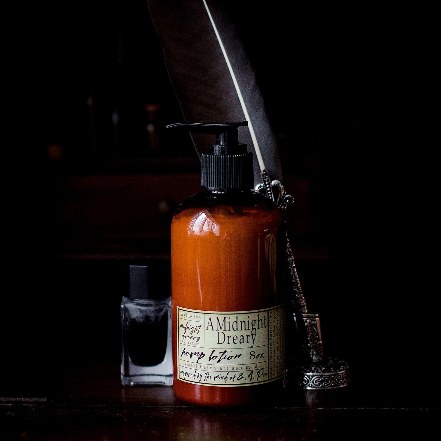 A Midnight Dreary Hemp and Green Tea Lotion
