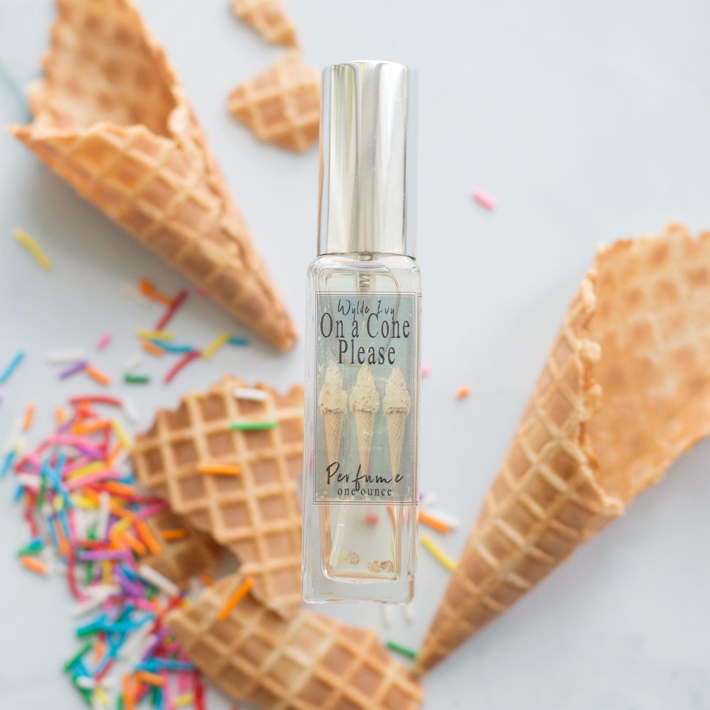 On A Cone Please Perfume | Sweet Gourmand Fragrance of Waffle Cone and Vanilla