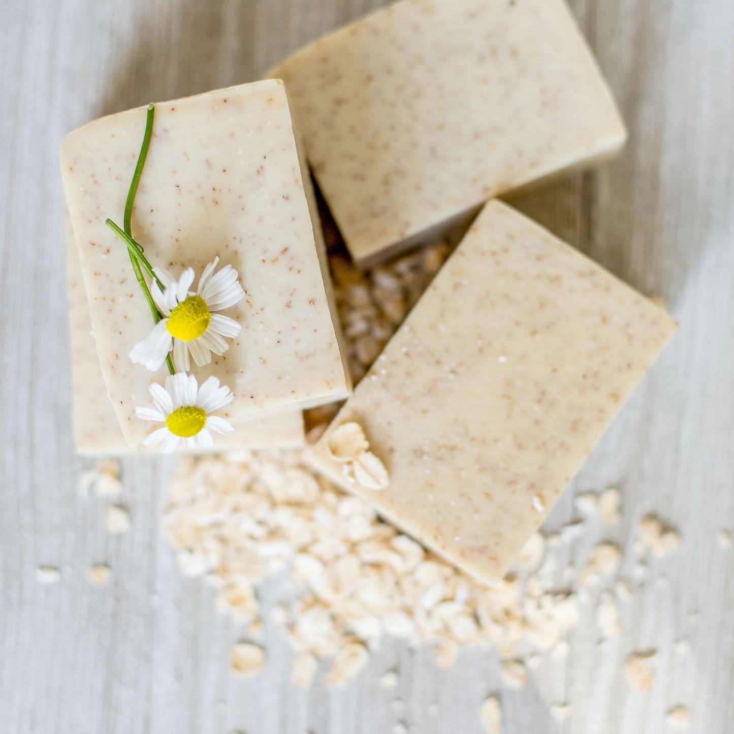 Unscented Chamomile Oatmeal Castile Soap