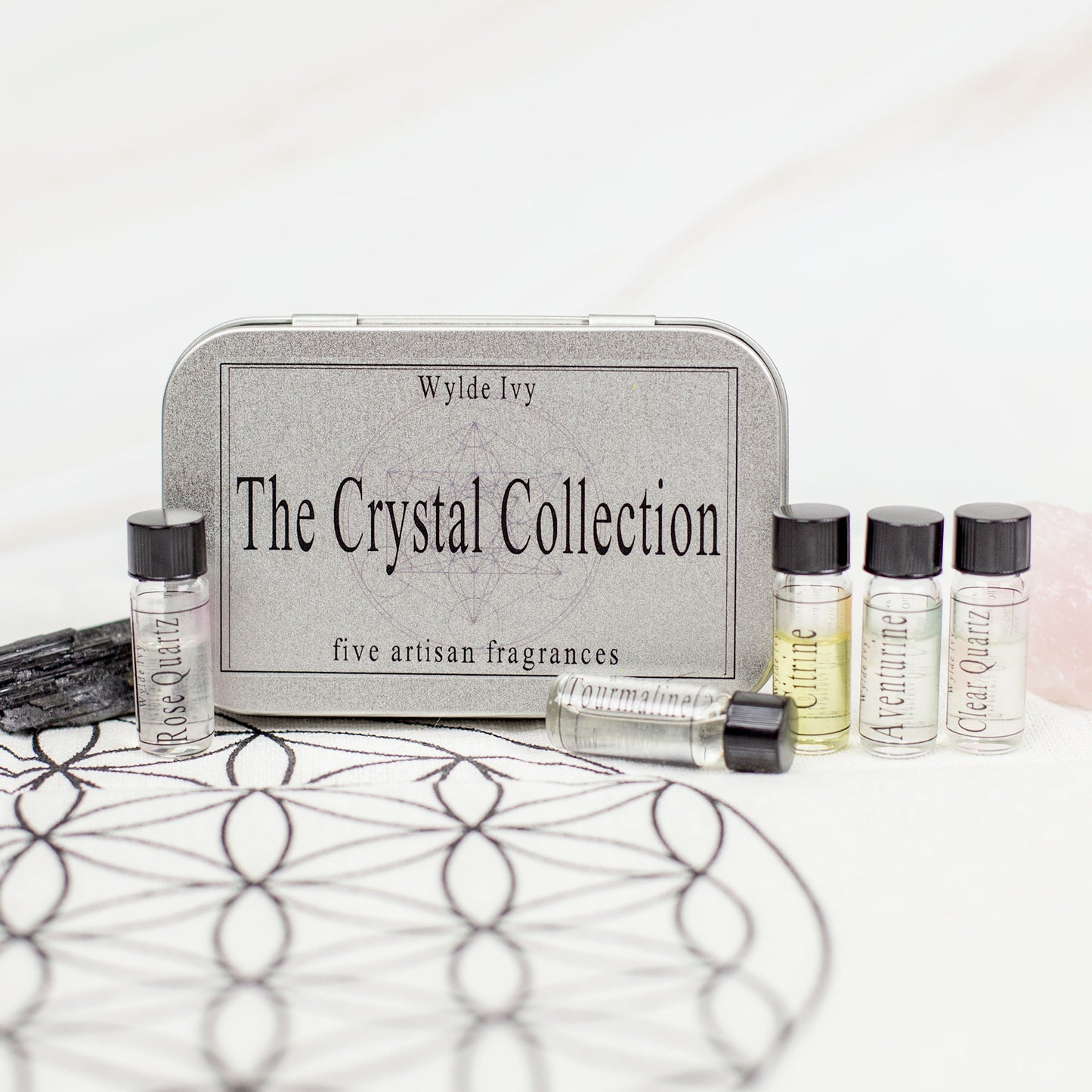 The Crystal Collection Perfume Oil Sampler Gift Set