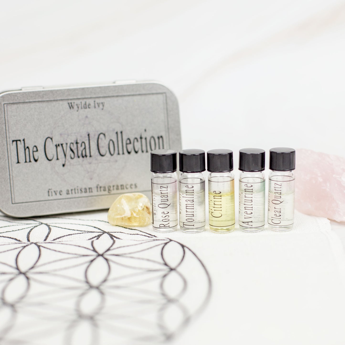 The Crystal Collection Perfume Oil Sampler Gift Set