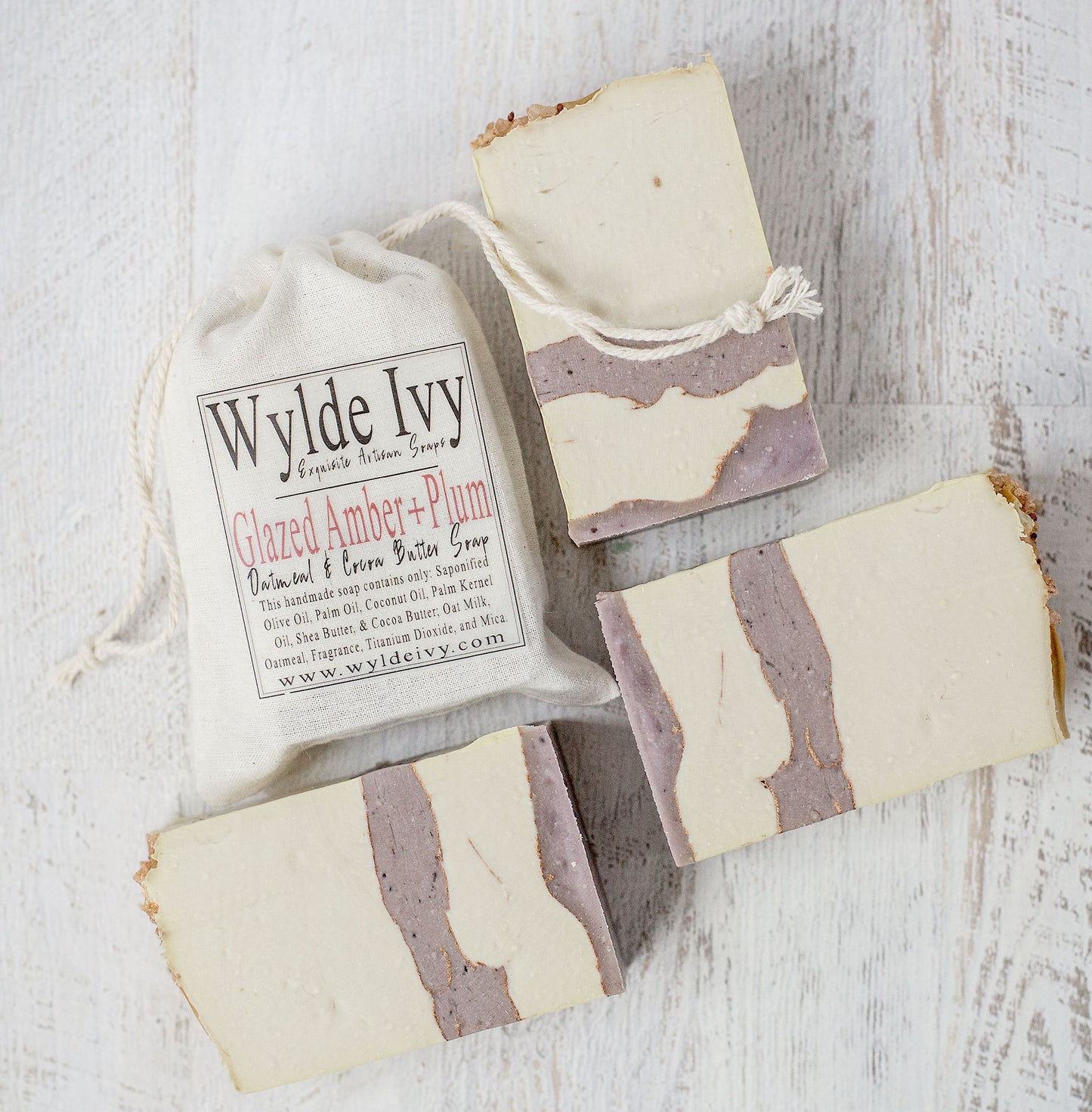 Glazed Amber + Plum Soap