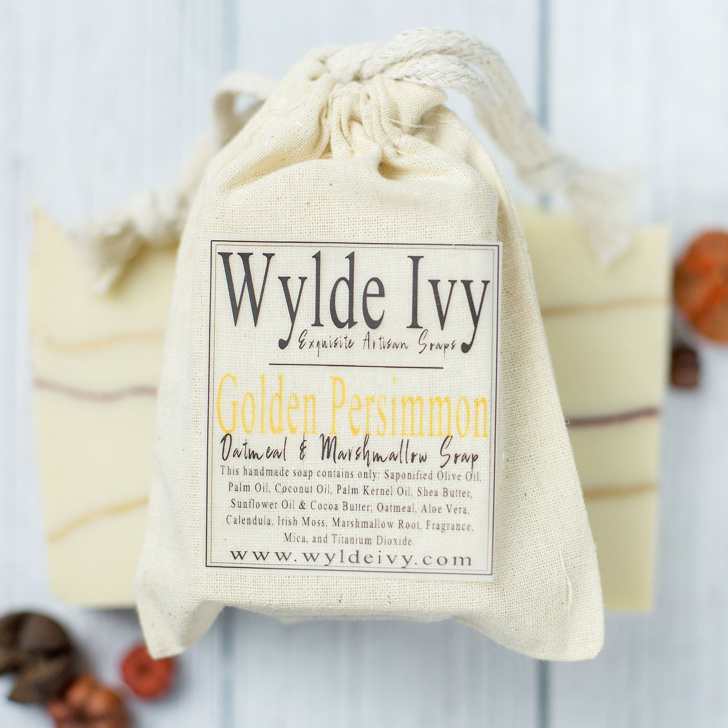 Golden Persimmon Handmade Soap
