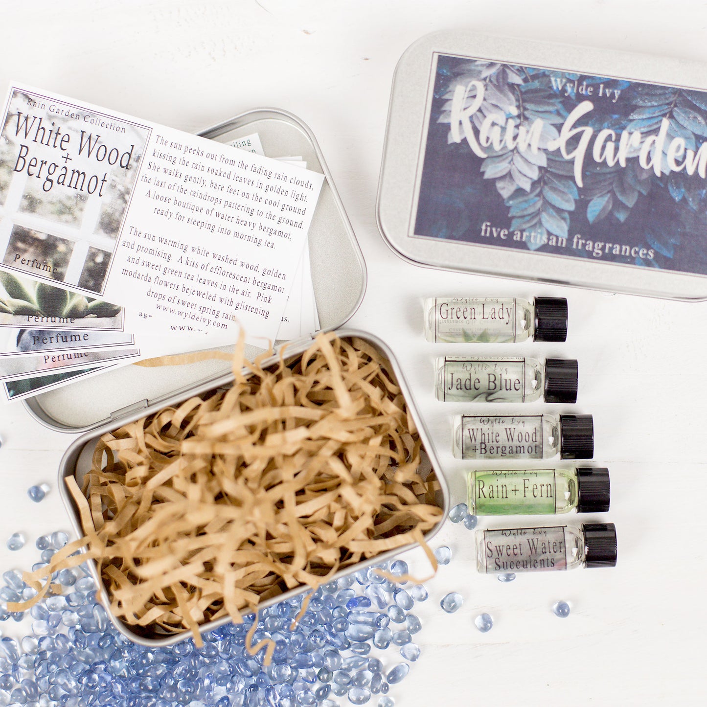 Rain Garden Perfume Oil Collection Sampler Gift Set