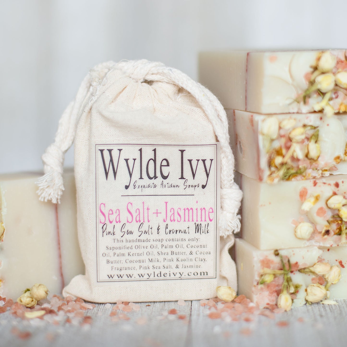 Sea Salt + Jasmine Soap