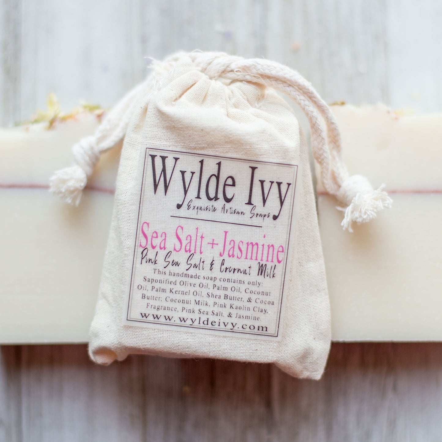 Sea Salt + Jasmine Soap