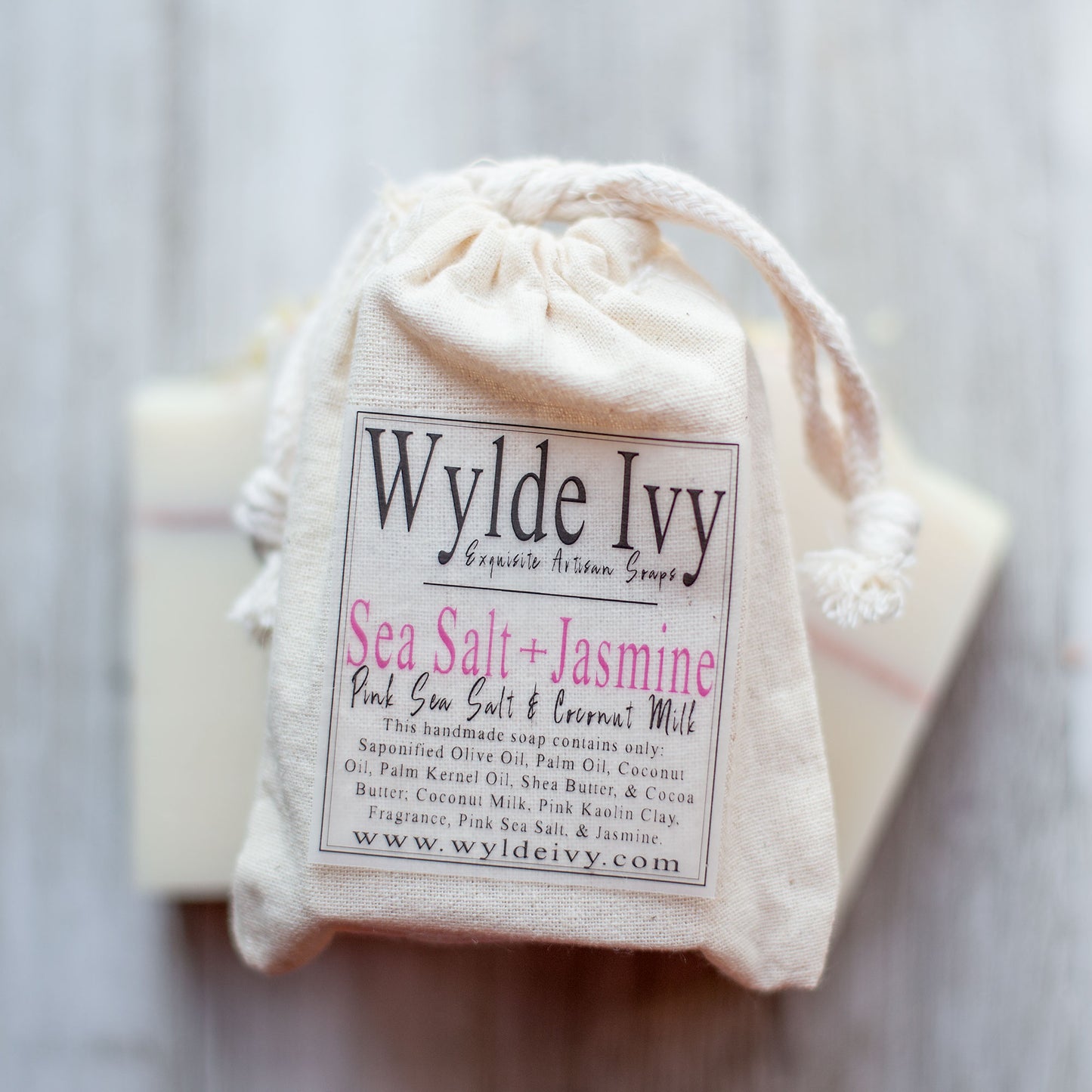 Sea Salt + Jasmine Soap