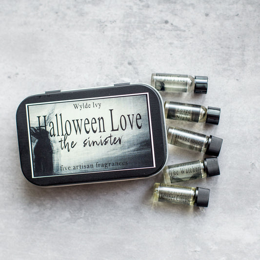 Halloween Love "The Sinister" Collection Perfume OIL Sampler Gift Set