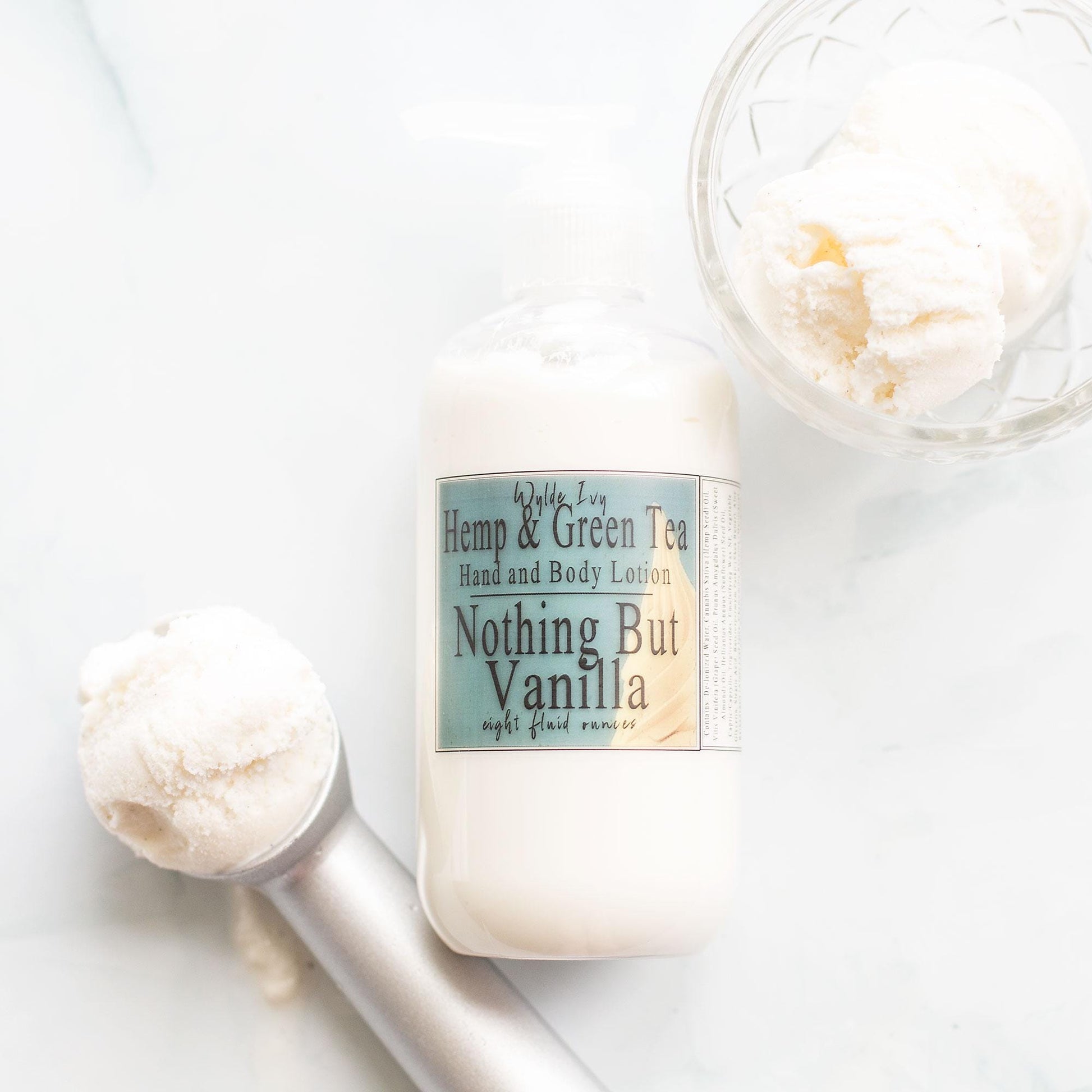 Ice Cream Shop Collection Hemp and Green Tea Lotion