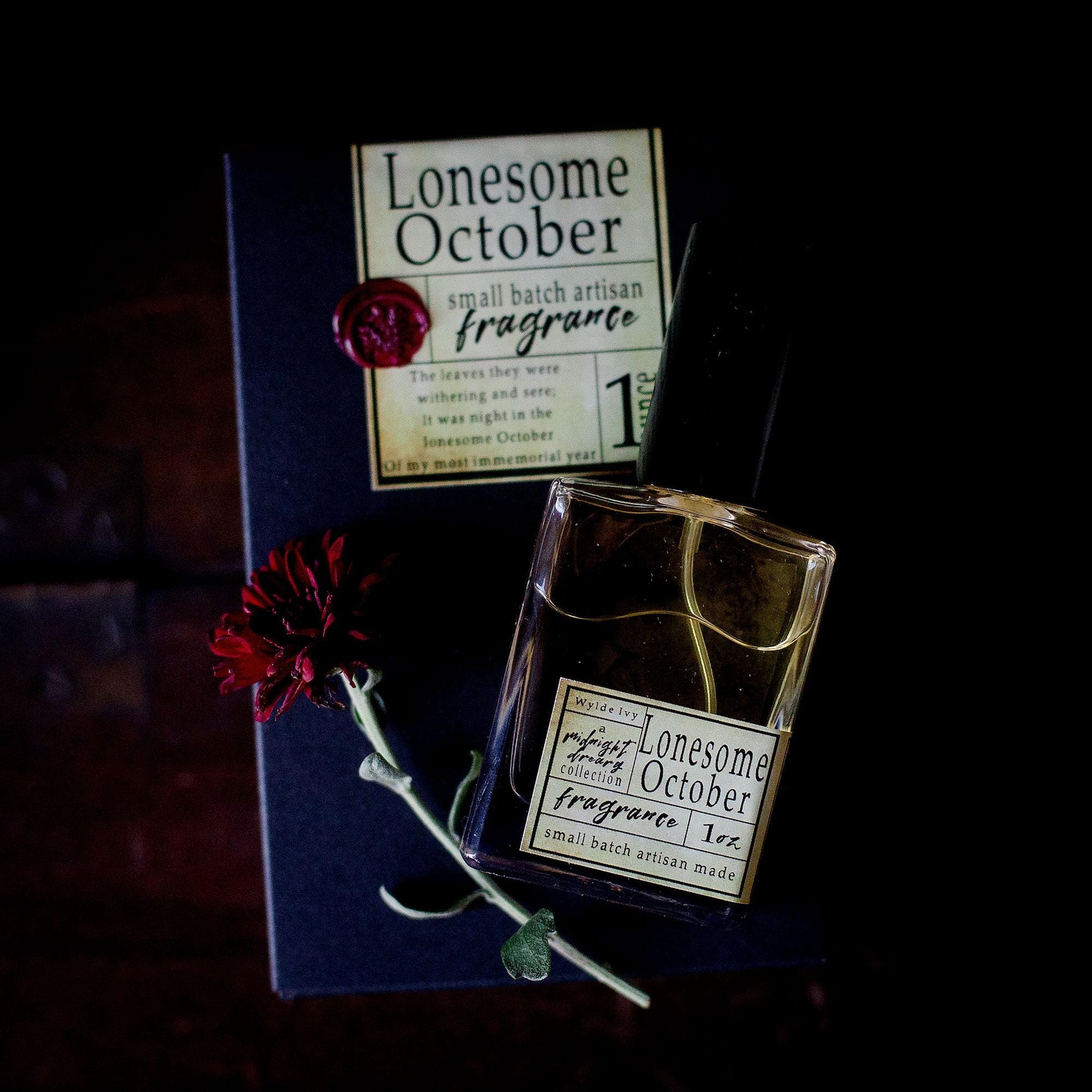Lonesome October Special Edition Perfume | Fragrance Inspired by Edger Allan Poe