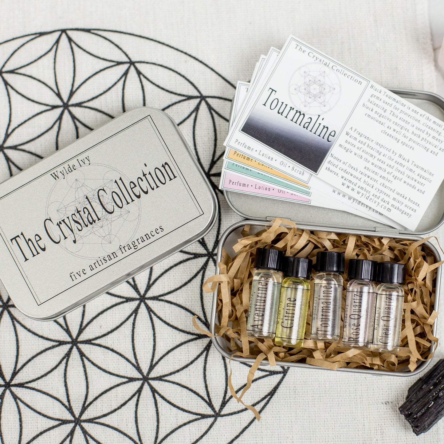 The Crystal Collection Perfume Oil Sampler Gift Set