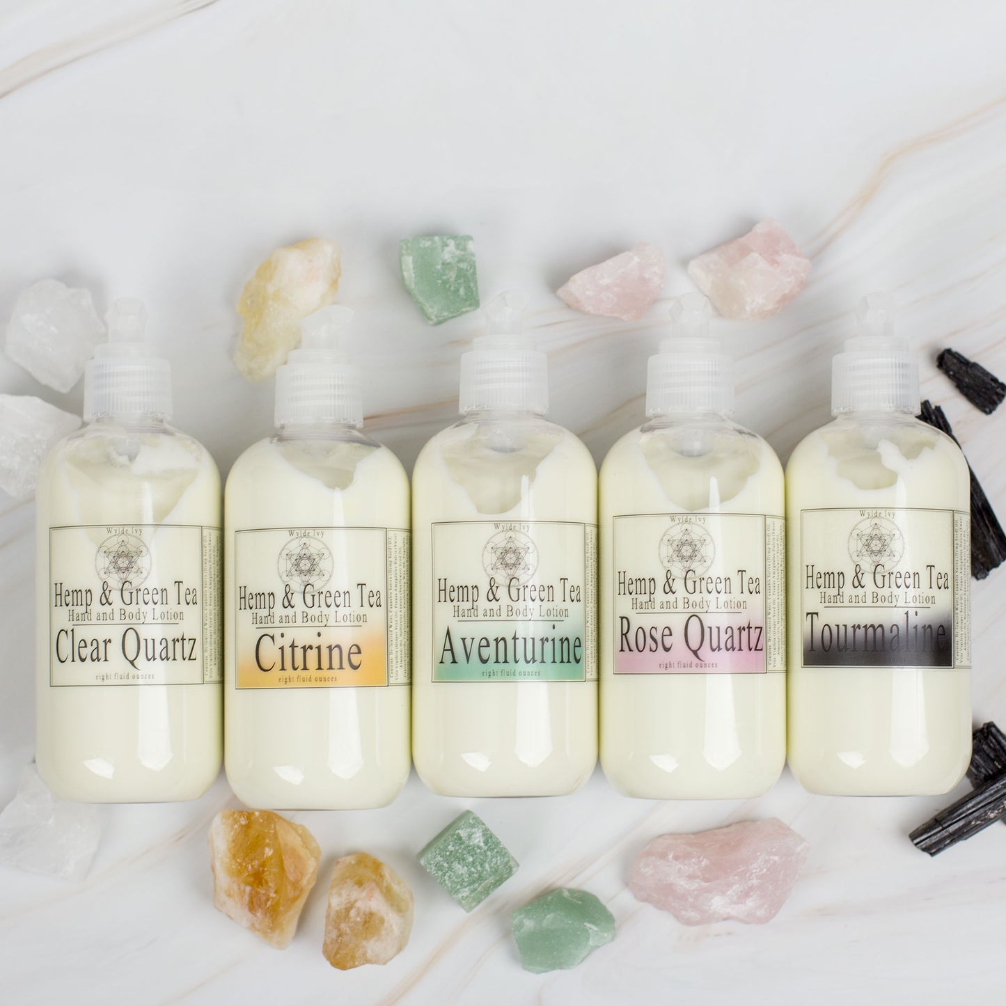 The Crystal Collection Hemp and Green Tea Lotion
