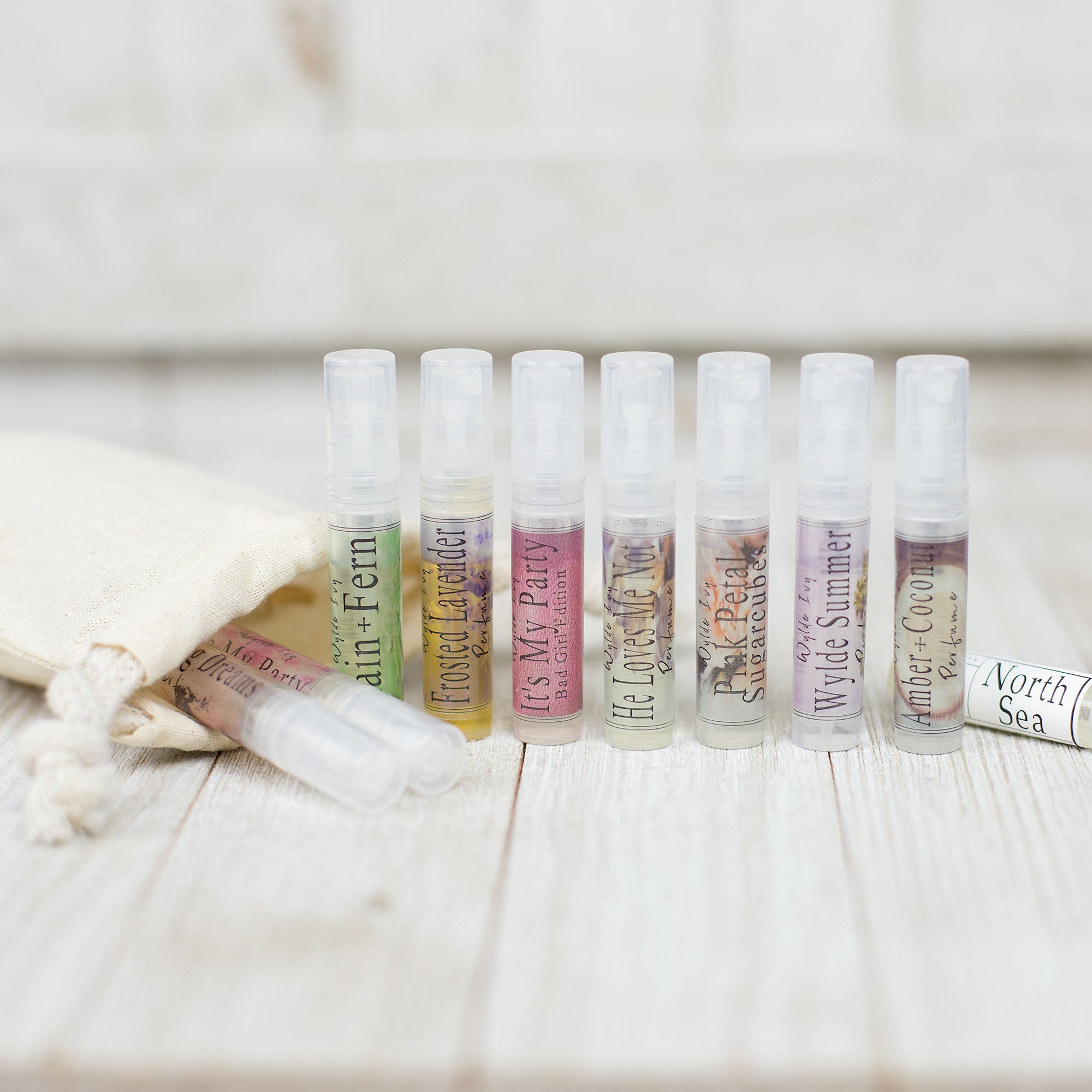 Mini Mist Sample 10 Mini Mister Perfume Sample Set | Handmade Artisan Perfume – Wylde Ivy
