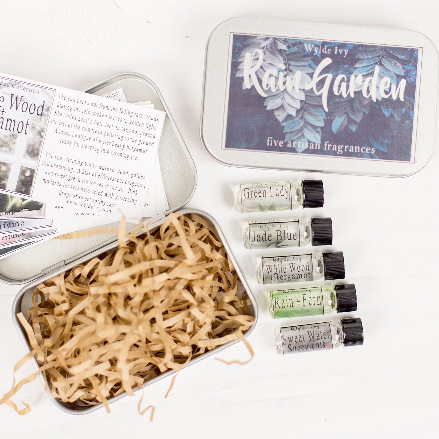 Rain Garden Perfume Oil Collection Sampler Gift Set